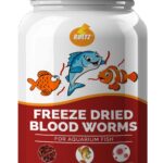 BOLTZ Freeze-Dried Blood Worms Fish Food – 25 g – Natural Protein-Rich Treat for Bettas, Tetras, Arowana, Flowerhorn & Oscar – Enhances Color, Appetite & Immunity – Made in India