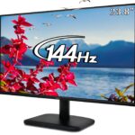 acer EK240Y P6 P6 23.8 Inch IPS Full HD Backlit LED Monitor I 144Hz Refresh Rate, 1MS VRB Response Time, AMD FreeSync I 1 x VGA 1 x HDMI with Inbox HDMI Cable I Zero Frame Design I Eye Care I Black
